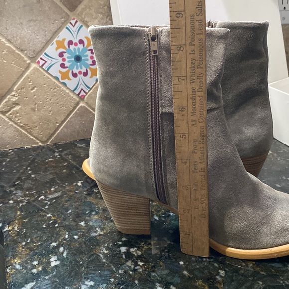 NIB Taupe suede bootie by Garnet Hill - Picture 8 of 10